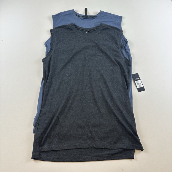 Leg3nd Inspire Tank Top Mens Medium Active Training Gym Sleeveless‎ 2 Pack Lot - Picture 1 of 6